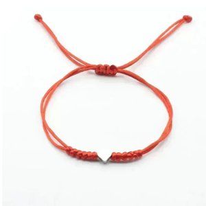 Red String Heart Bracelet Adjustable Valentine's Day Love Gifts for Her NEW